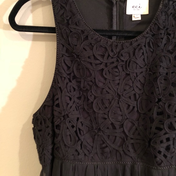 ECI // Black Razor Back Dress - Picture 2 of 3